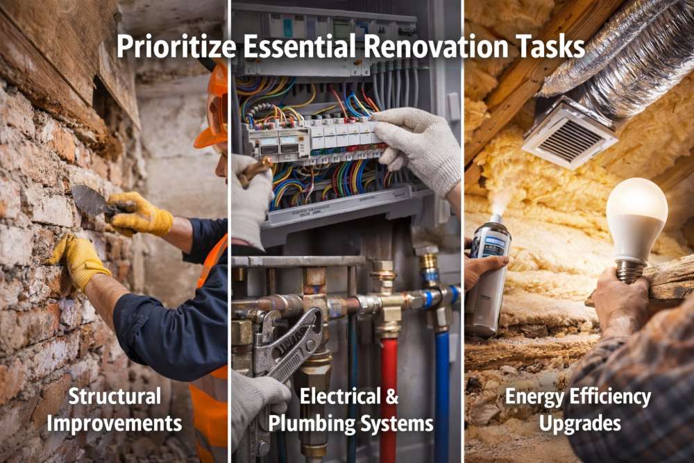 Renovation priorities