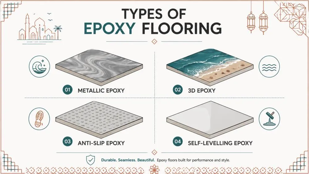 types of epoxy flooring uae