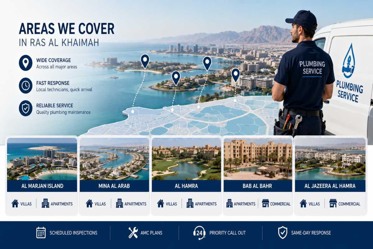 Areas We Cover in Ras Al Khaimah