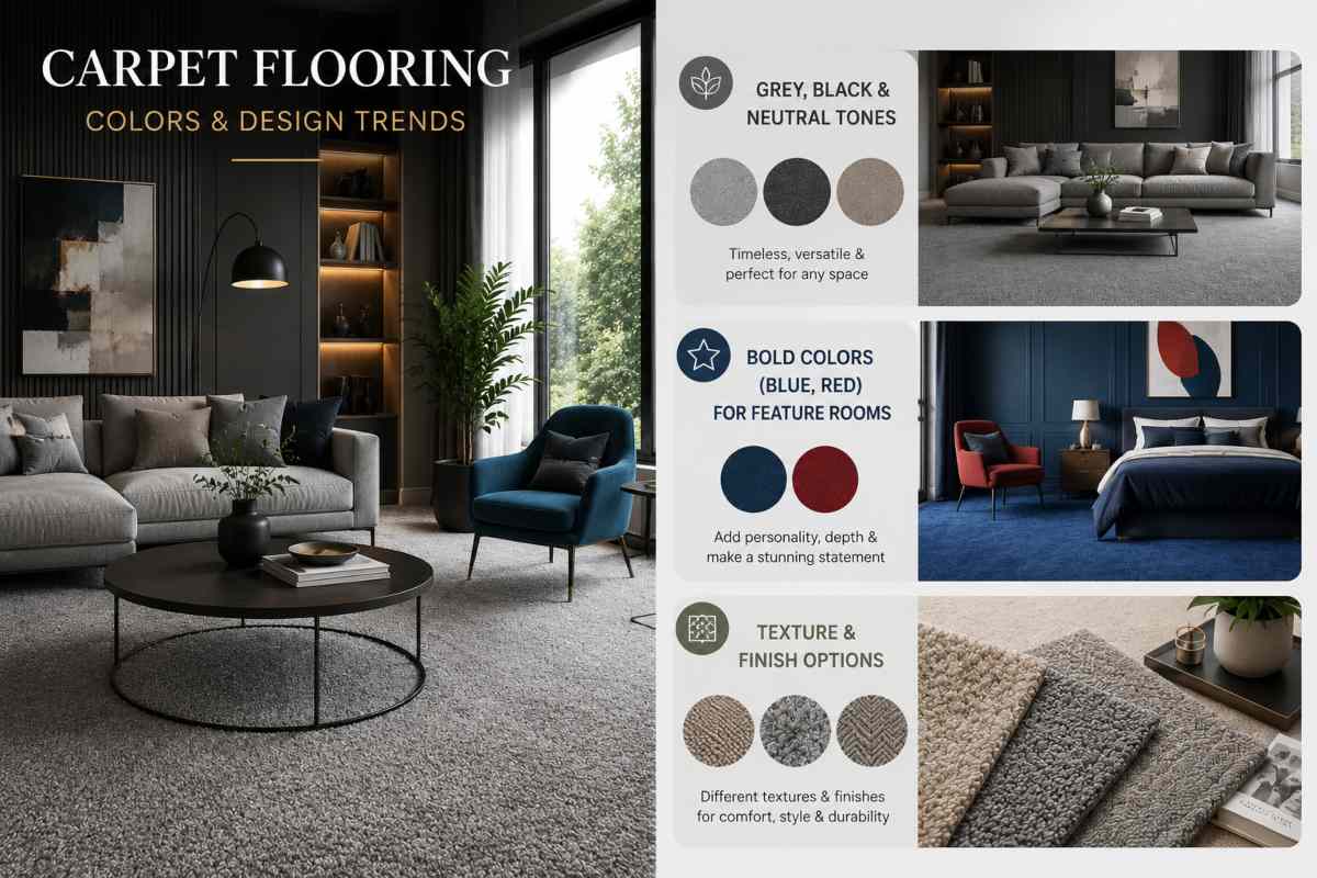 Carpet Flooring Colors and Design Trends