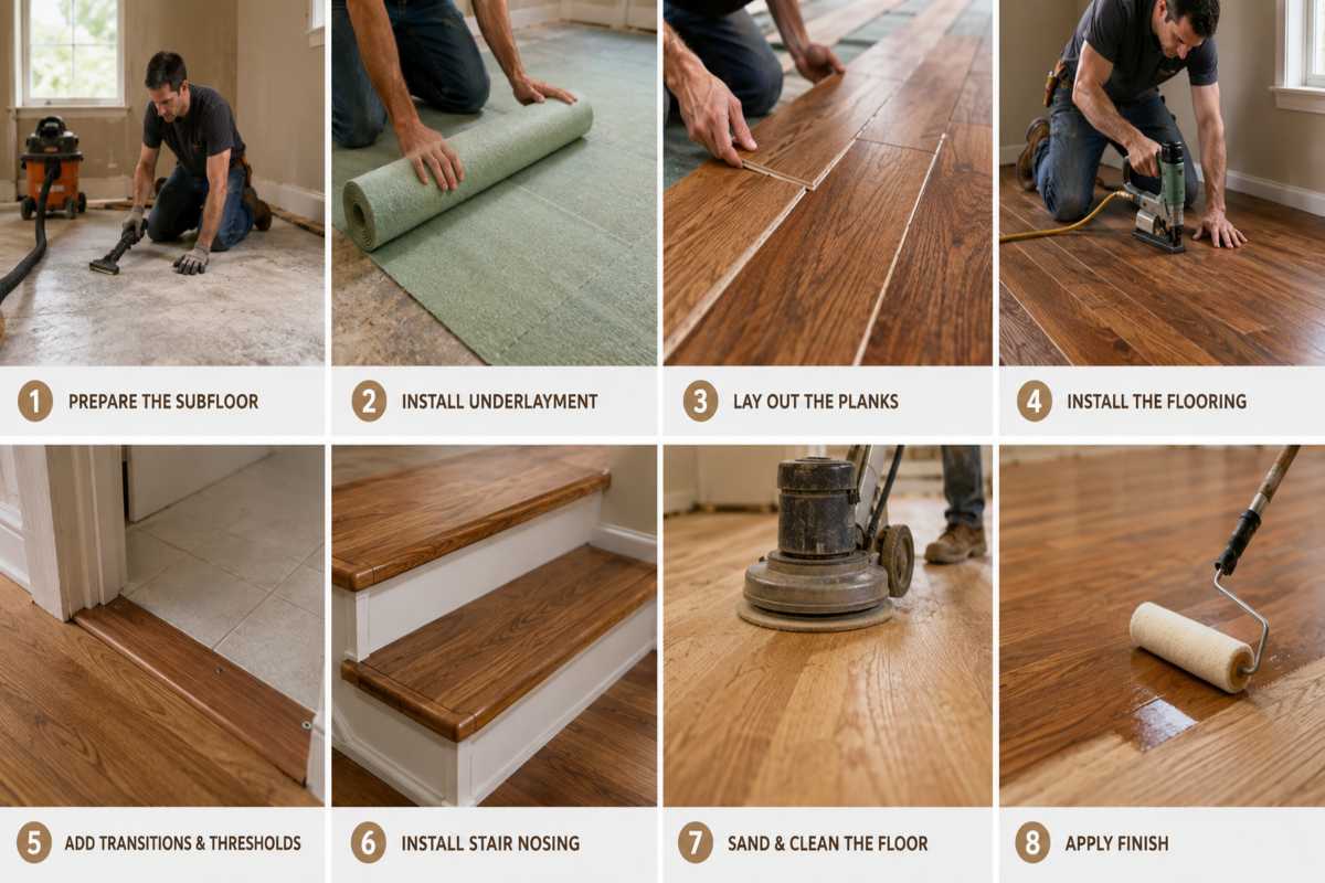 Hardwood Flooring Installation Process
