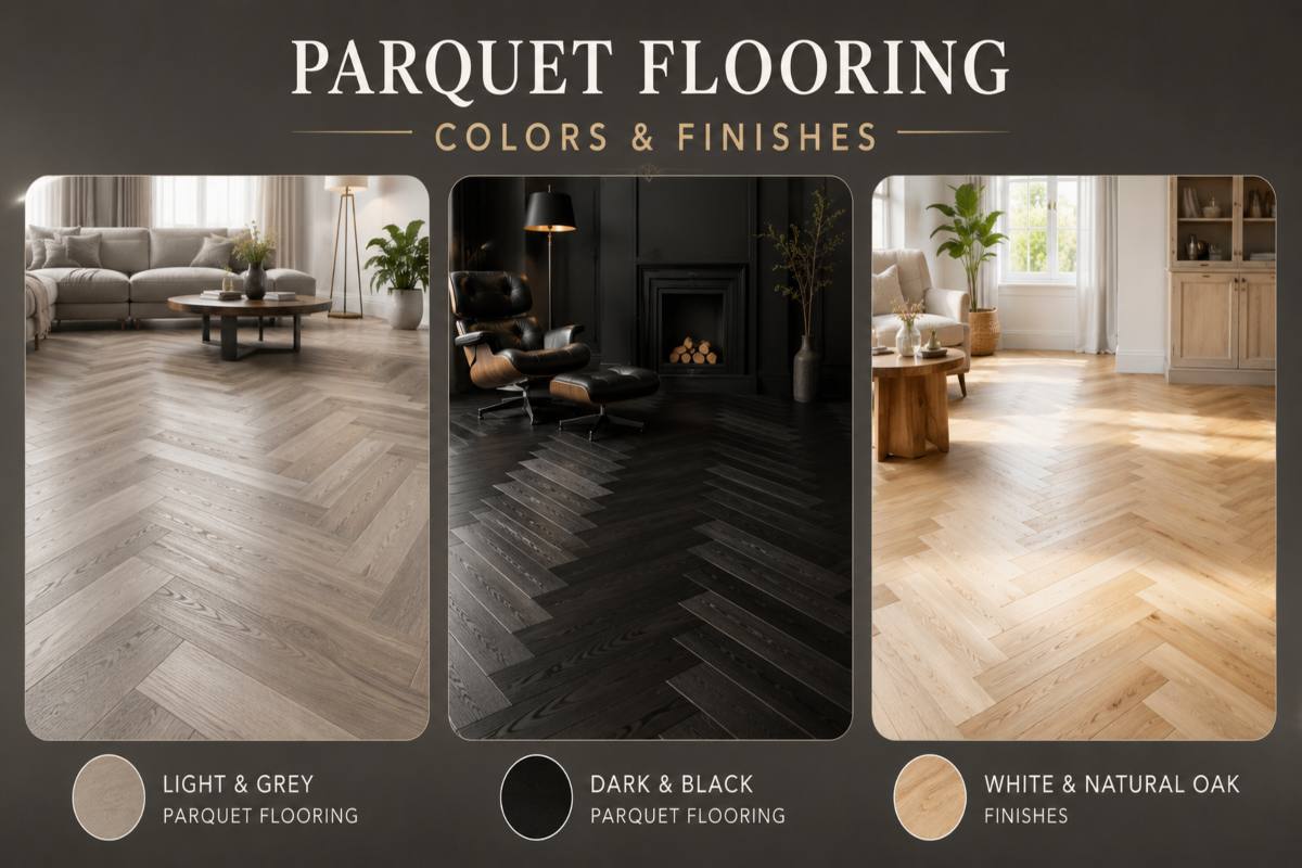 Parquet Flooring Colors and Finishes