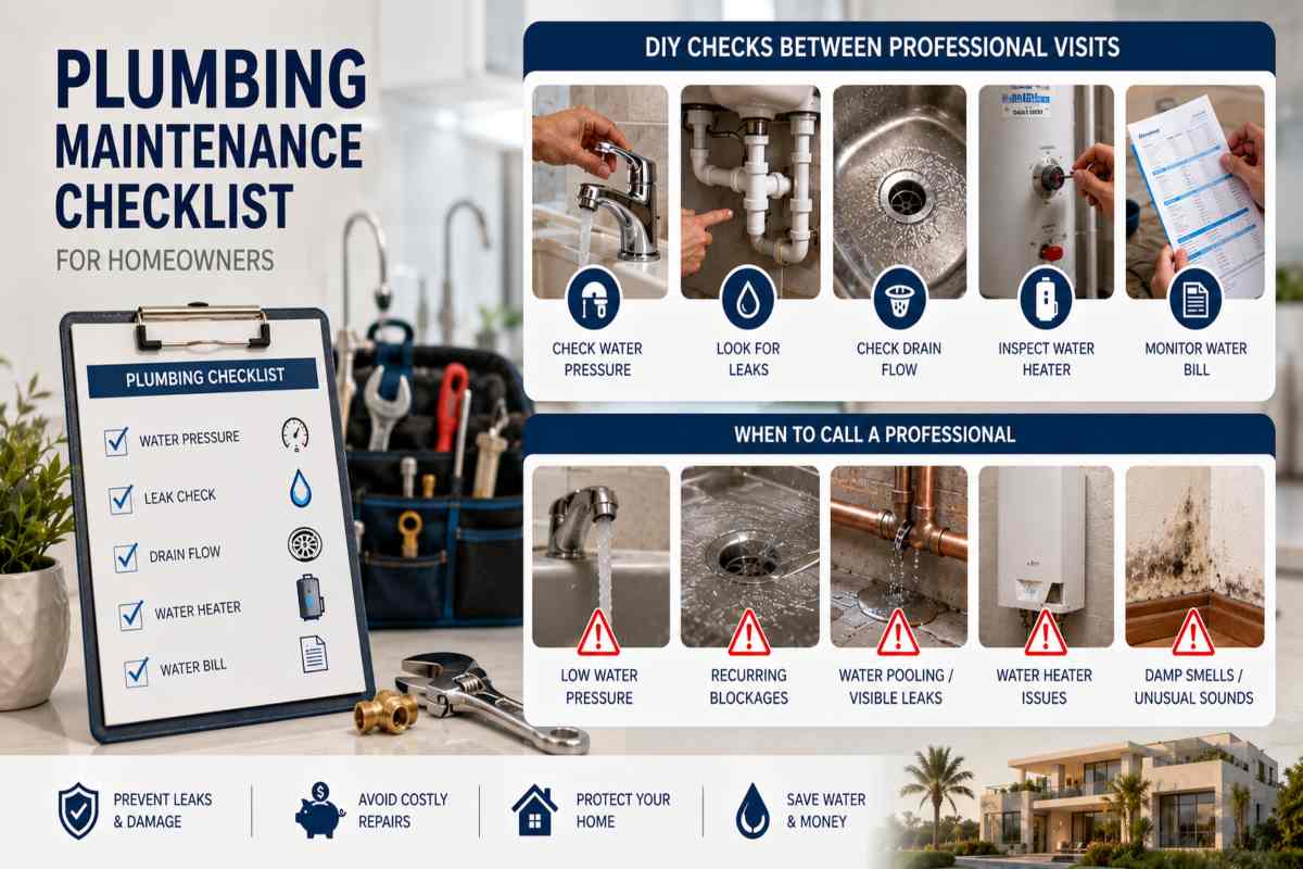 Plumbing Maintenance Checklist for Homeowners