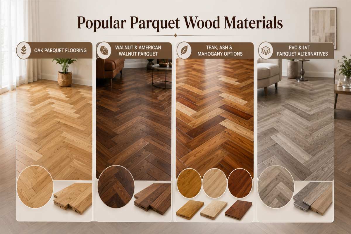 Popular Parquet Wood Materials