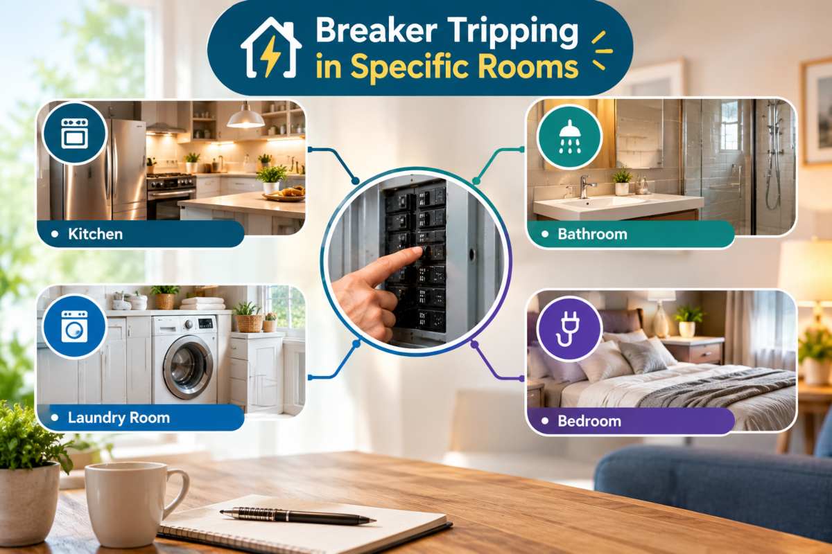Breaker Tripping in Specific Rooms