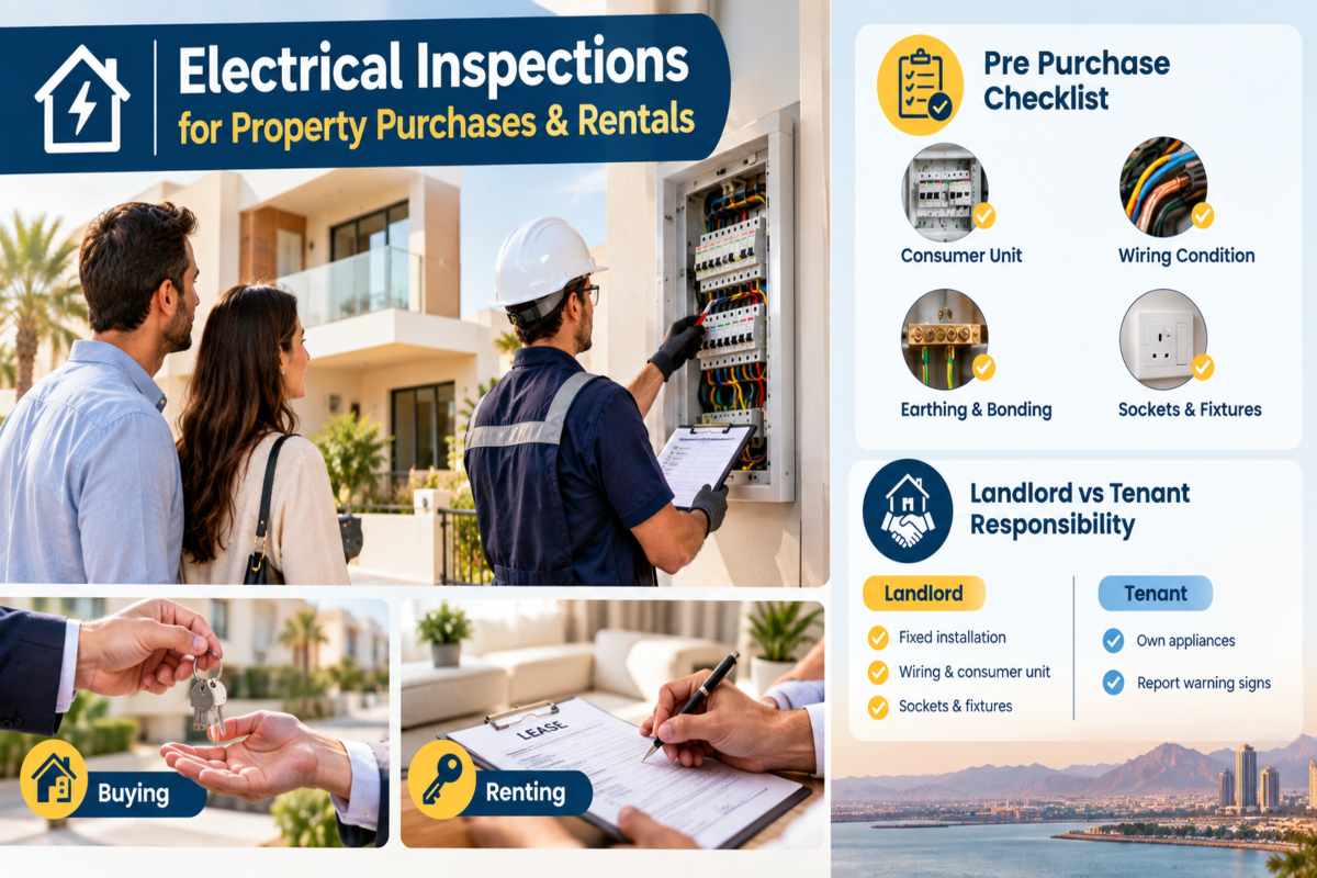 Electrical Inspections for Property Purchases and Rentals