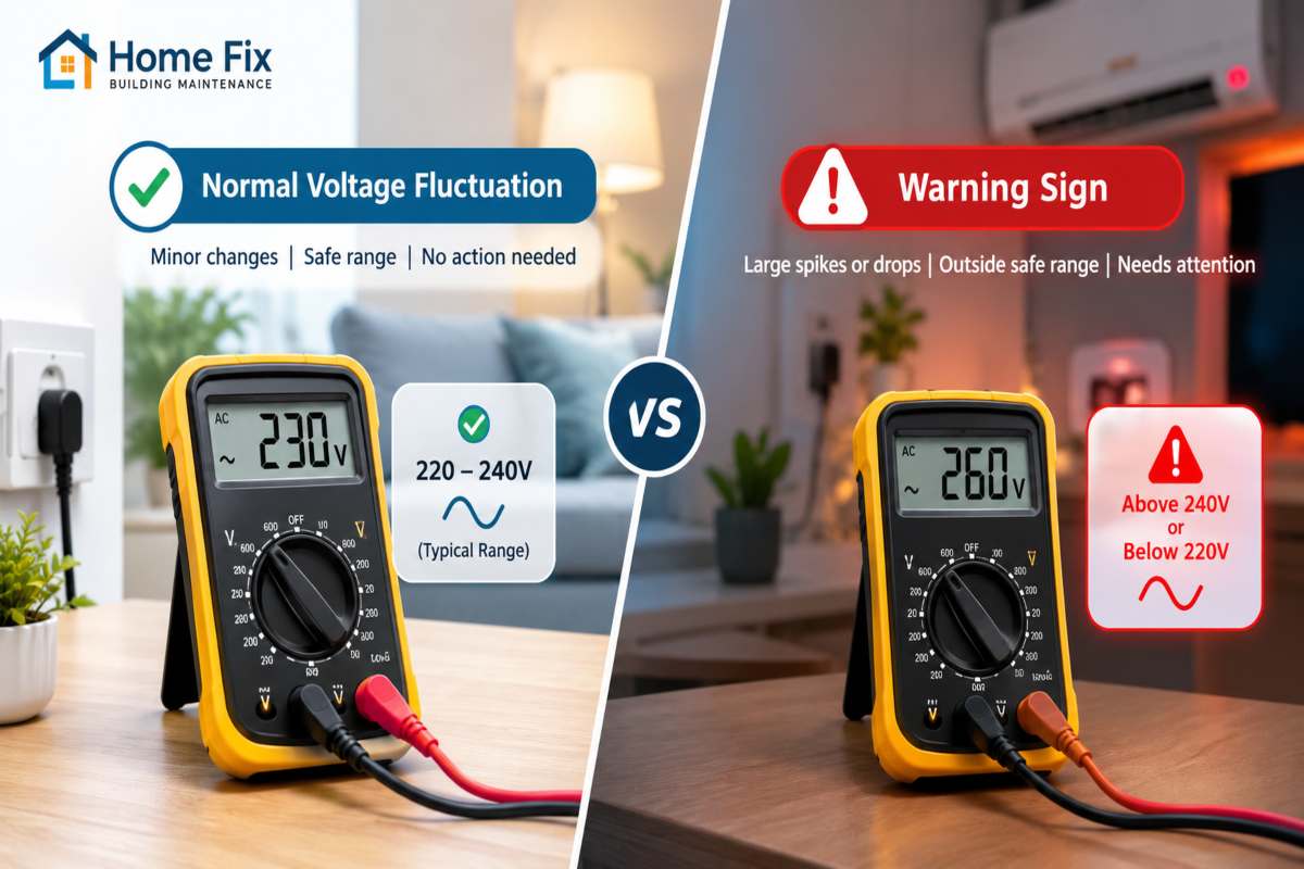 Normal Voltage Fluctuation vs a Warning Sign