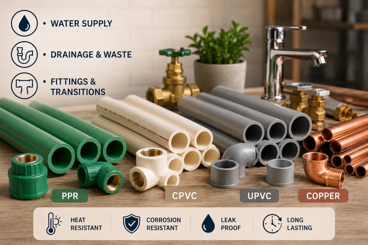 What Are Plumbing Materials
