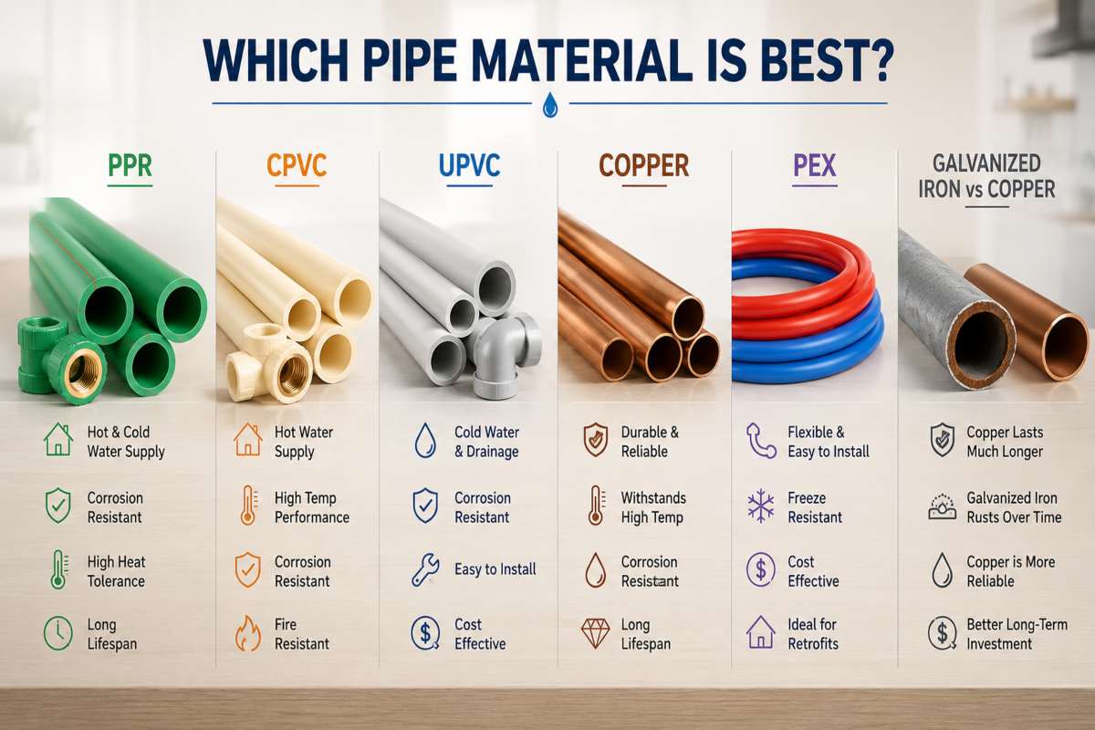 Which pipe material is best