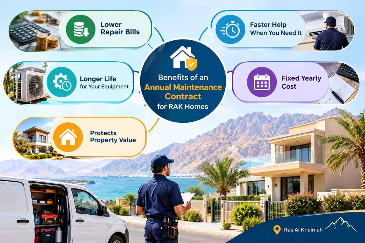 Benefits of an Annual Maintenance Contract for RAK Homes