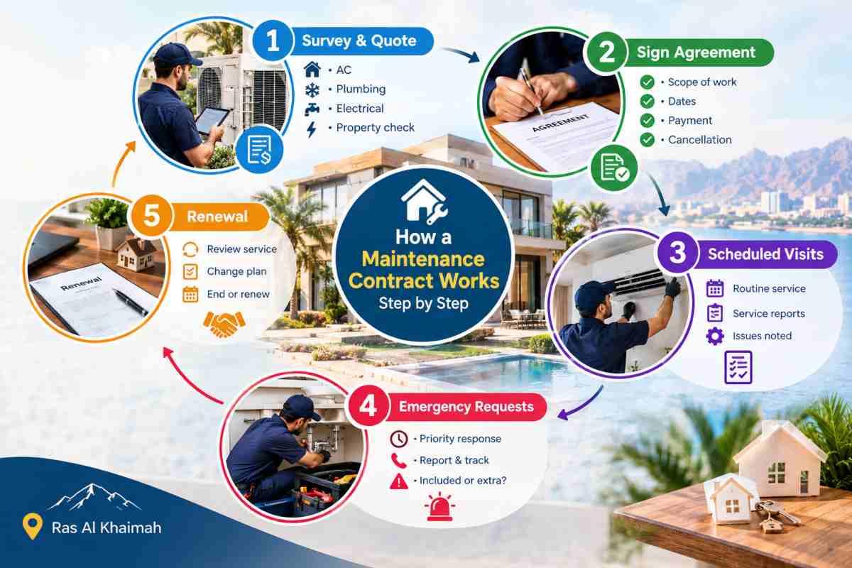 How a Maintenance Contract Works Step by Step