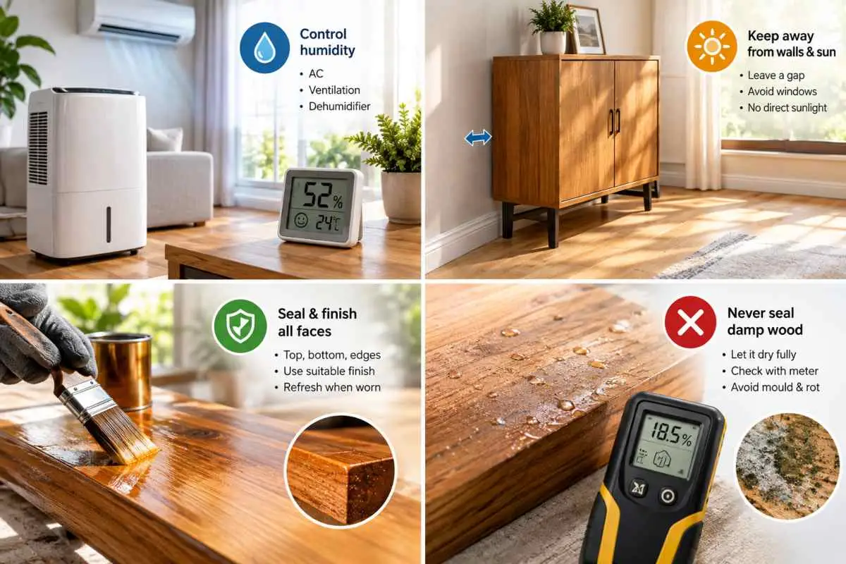 How to Protect Wood from Humidity Step by Step