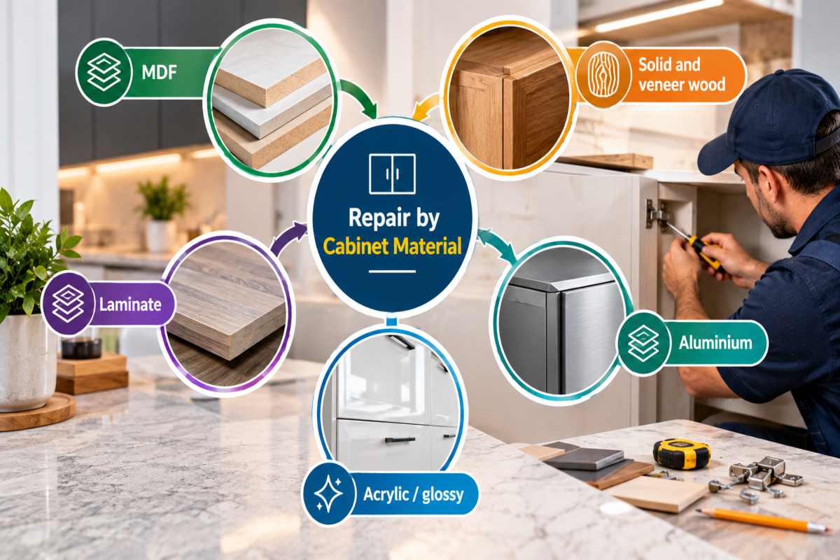 Repair by Cabinet Material
