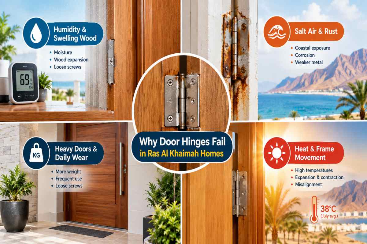 Why Door Hinges Fail in Ras Al Khaimah Homes