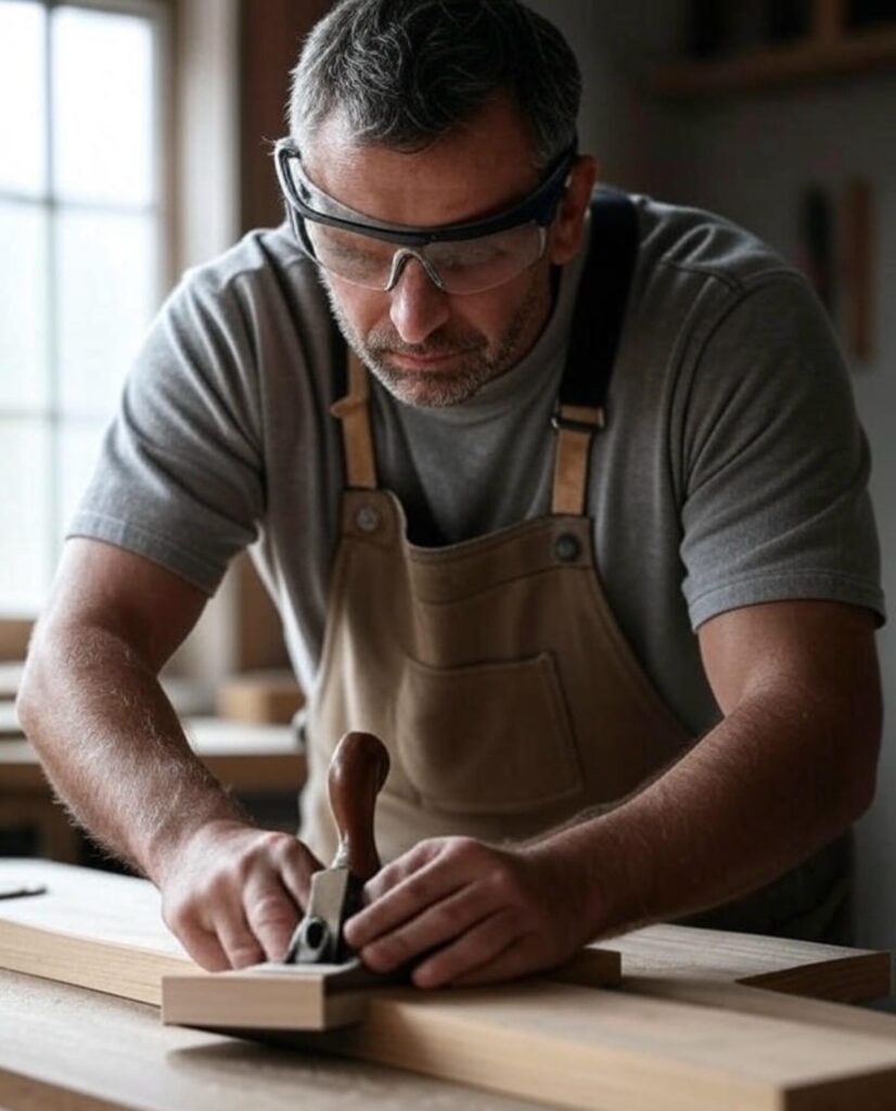 Professional carpentry work with skilled craftsmanship for custom woodwork and functional interior solutions