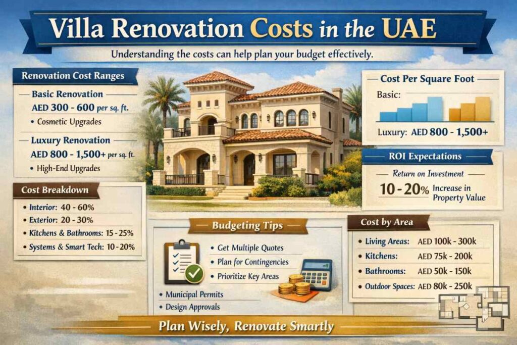 Villa renovation cost