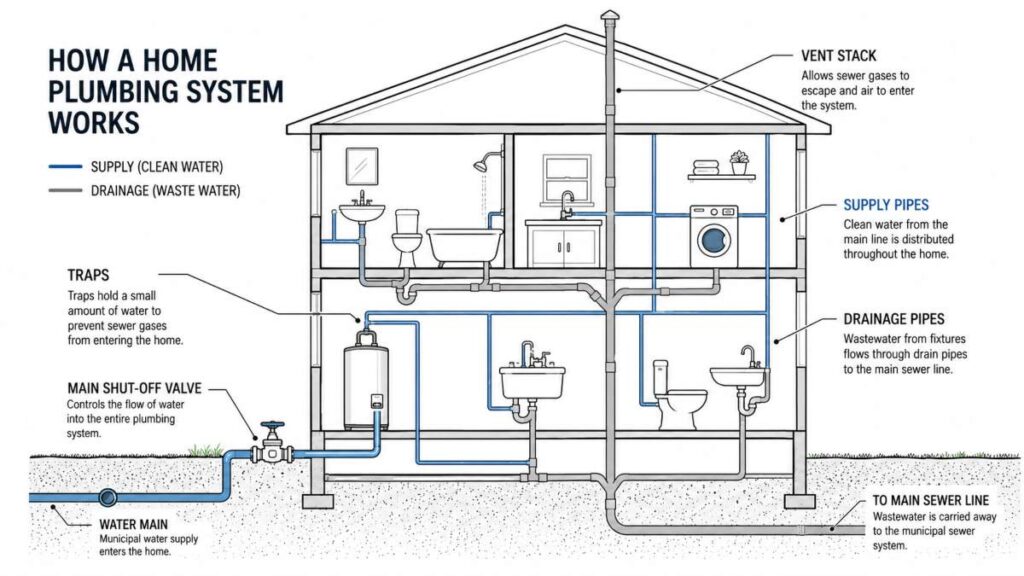 Plumbing system works