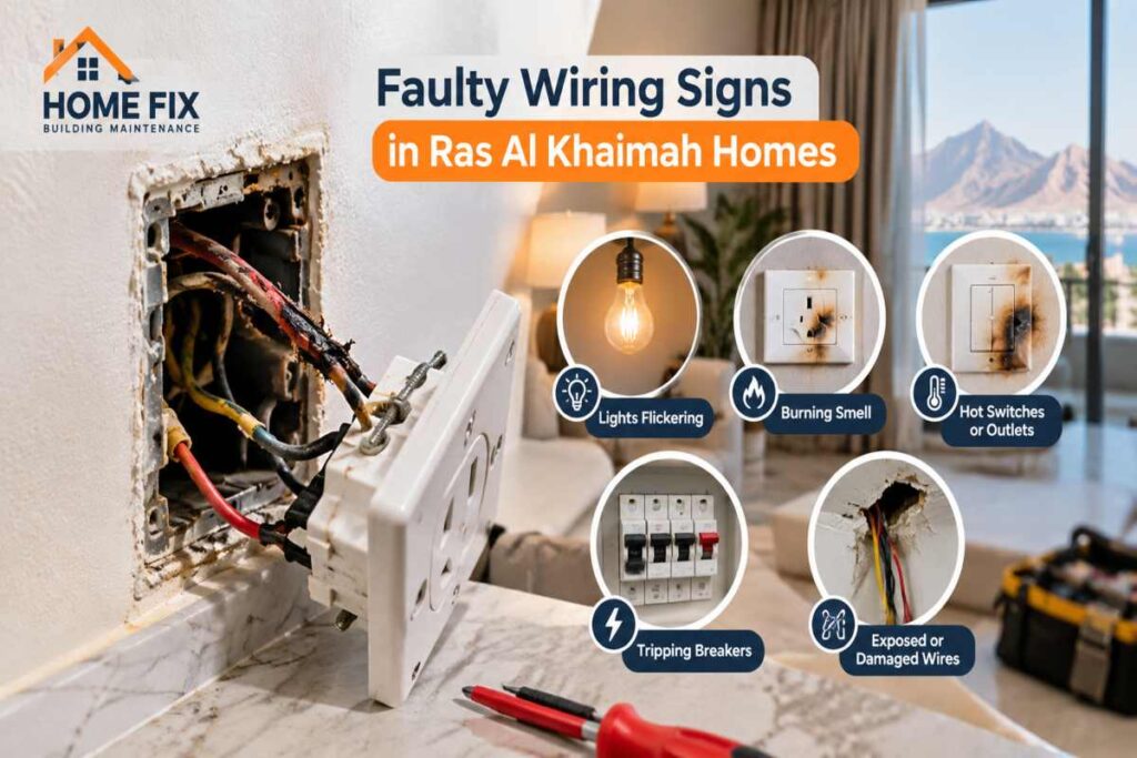 Faulty Wiring Signs in Ras Al Khaimah Homes
